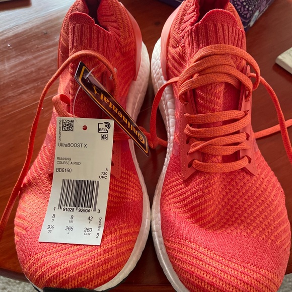 adidas Shoes | New Ultraboost X Bb6160 Scarlet Womens 95 | Poshmark
